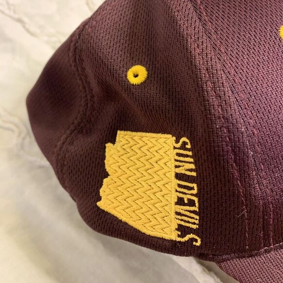Arizona State Sun Devils Hat Ballcap by Zephyr NCAA M/L Maroon - Picture 2 of 6
